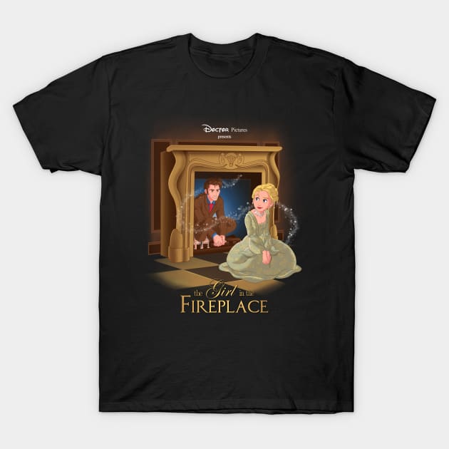 The Girl In The Fireplace T-Shirt by saqman